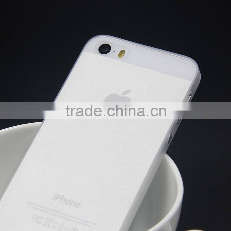 0.35mm 4-side protected matte mobile phone case for Apple accessories ,For iPhone SE thin case