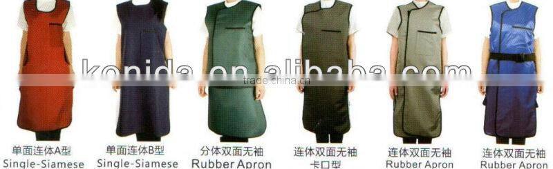 lead rubber apron, instrusive gloves, lead gloves