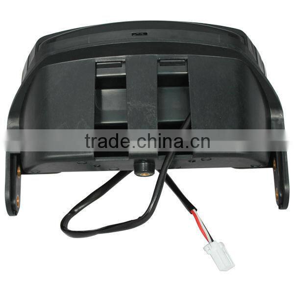 Smoked and integrated LED tri-bar tail lamp light for Harly Davision
