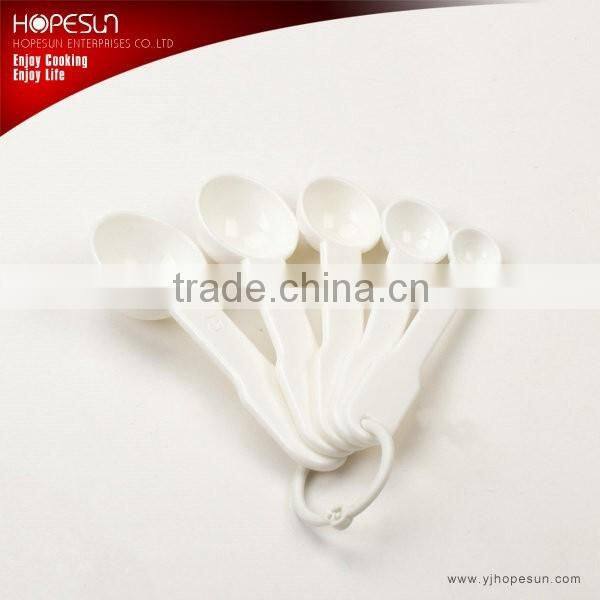 Colorful cheap plastic measuring spoon set