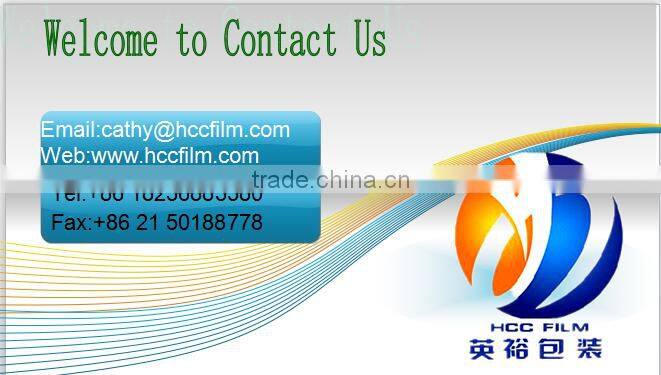 Metallized CPP film Twistable film for candies/ Metalized BOPA Film for ballon