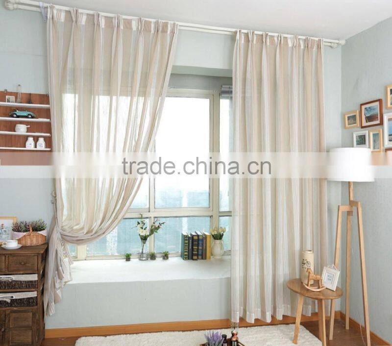 Polyester Linen Curtain Gauzes Fabric