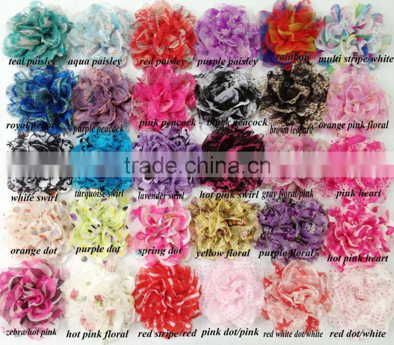 Baby Soft Lace Headband Elastic 3/4 Lace Ruffle Frilly Elastic Trims