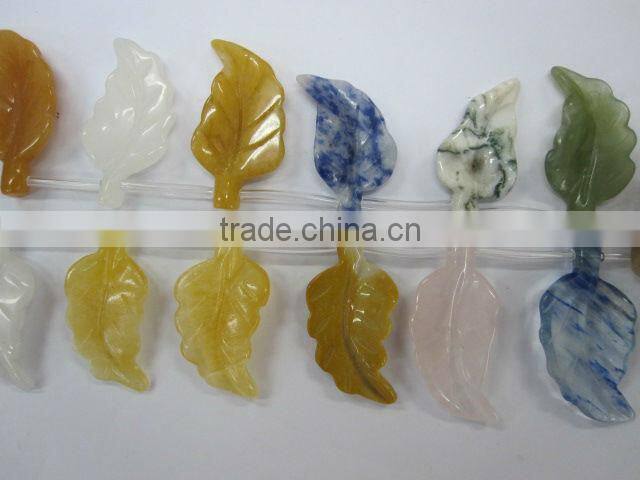 Mixed Stone carved leave