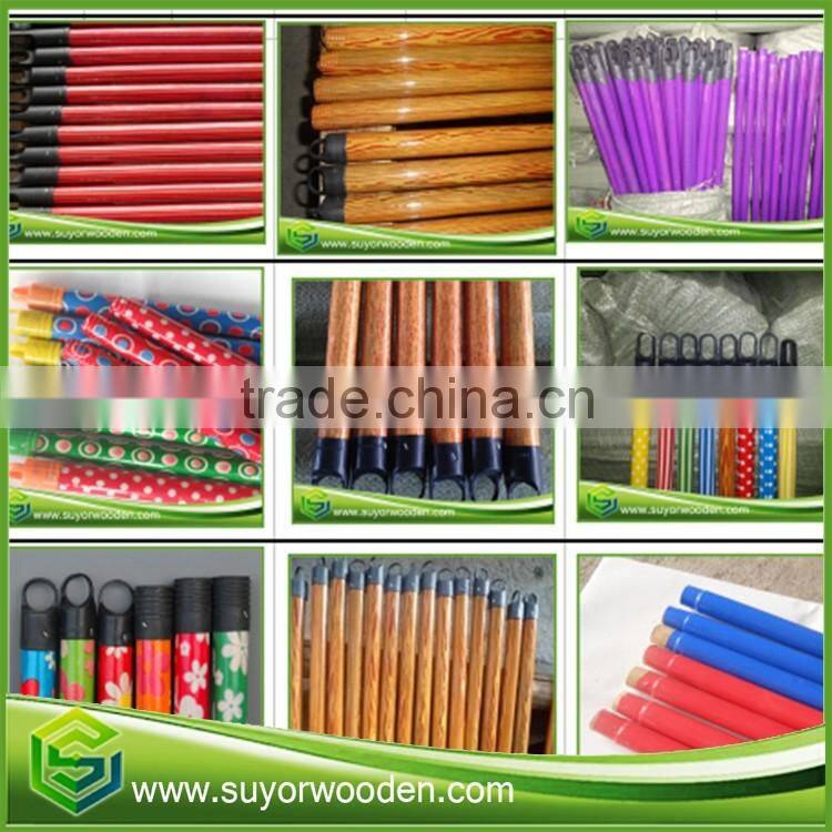 customized tapered pvc coated wooden poles and wood rod