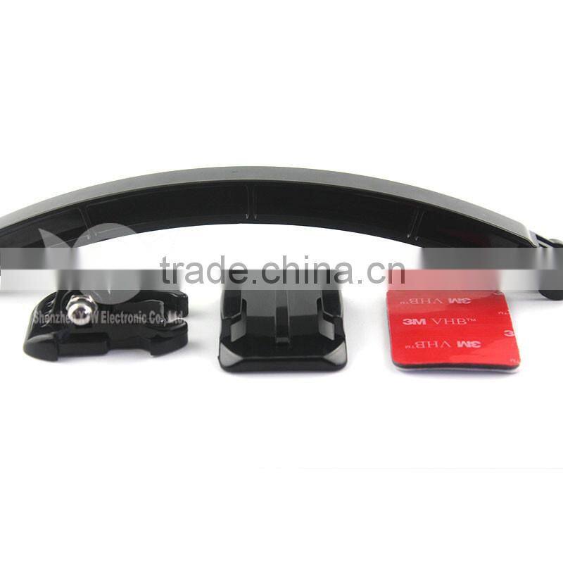 The Arm with Mount for Helmet, with 3M sticker & screws. For GoPro Hero3+/3/2/1