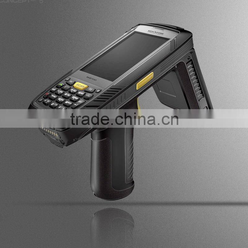 Long Range UHF Handheld RFID Reader with one year warranty