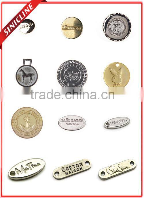 Sinicline Wholesale Star Shape Metal Tag for Clothing or Bag