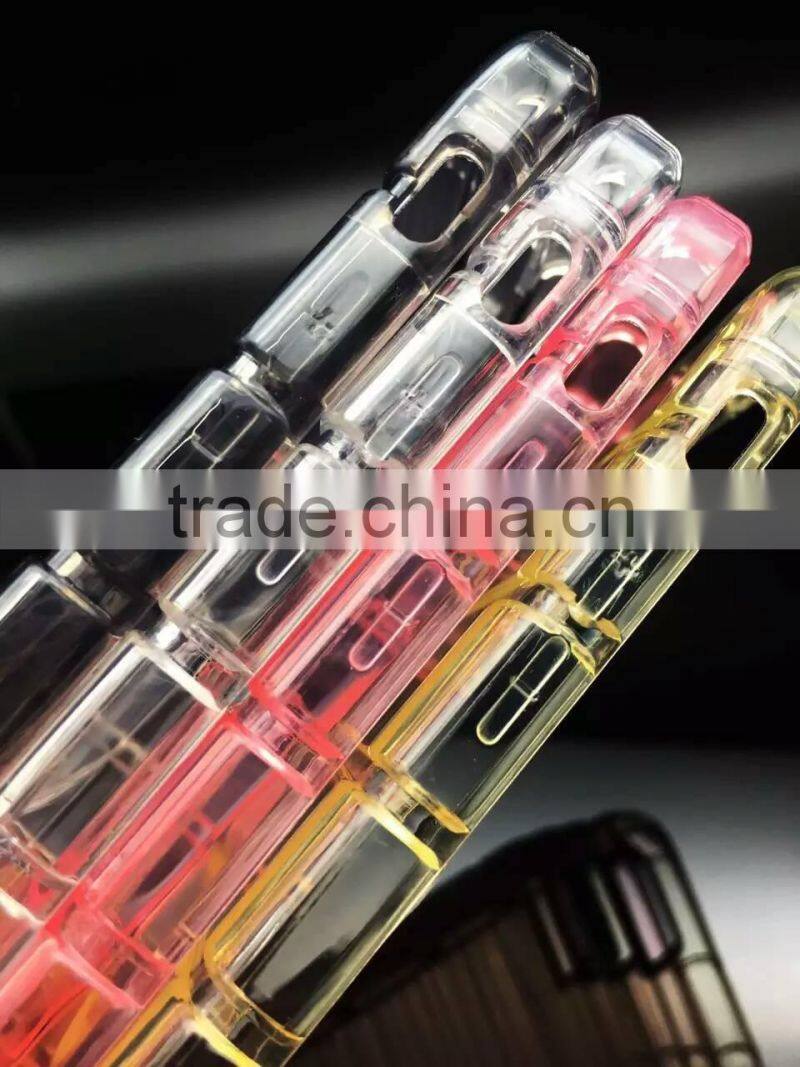Transparent Clear Silicone Slim Gel TPU Case and Screen Protector for iPhone 6S Plus