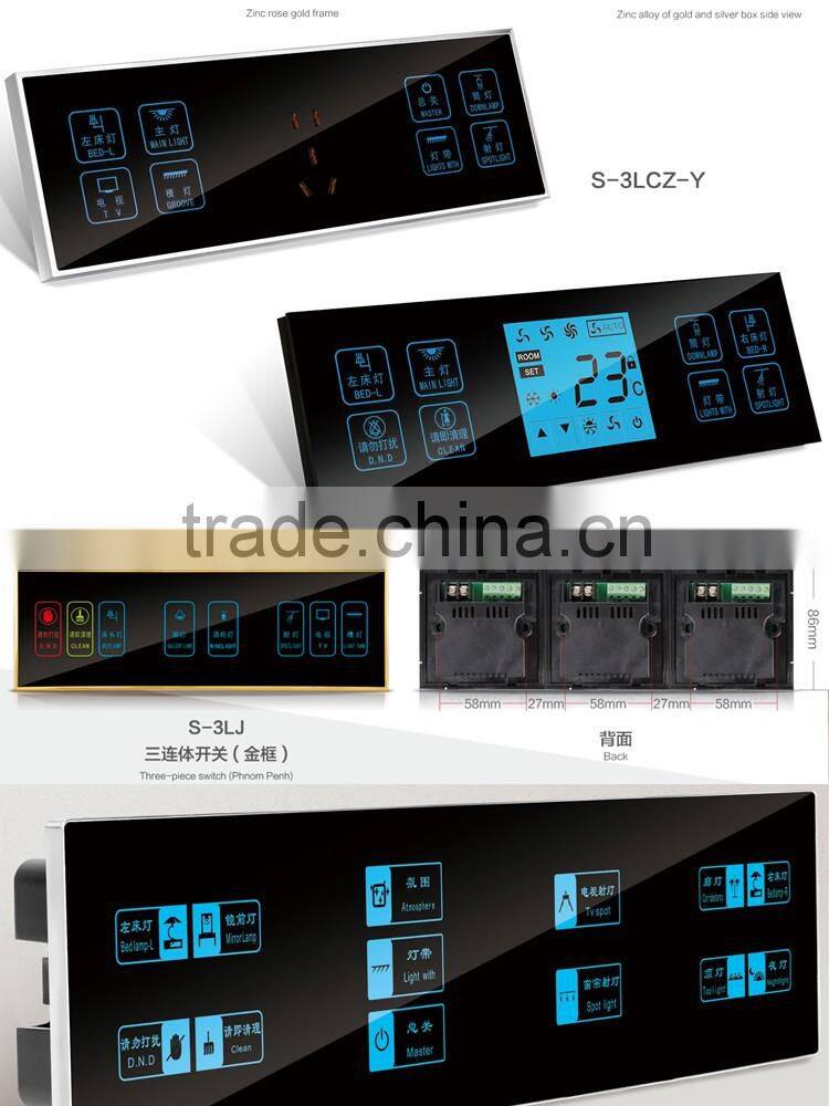 Hot selling OEM&ODM fashion electronic hotel room ceramic door number plaques with low price