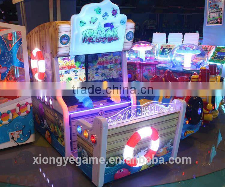 42"LCD water shooting redemption game coin and ticket redemption games