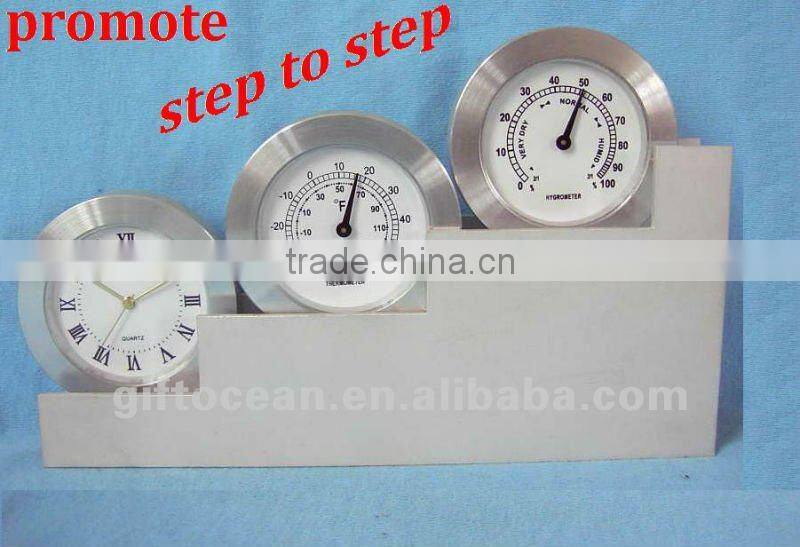 aluminum art metal desk clock,metal crafts table clock