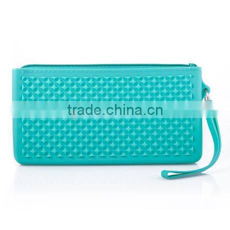 fashion cute bag fashion color jelly zipper pouch
