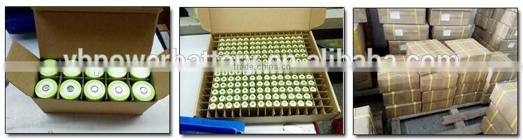 Nimh rechargeable High Drain battery AA SC 1.2V 1200mah Nickel metal hydride rechargeable battery