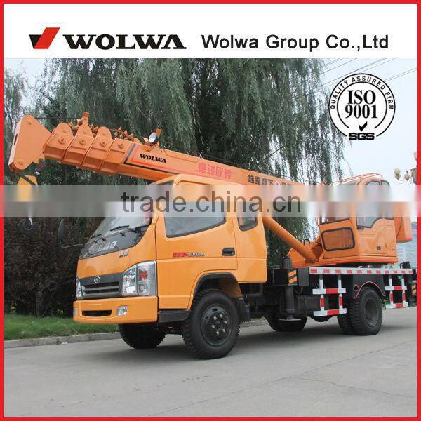 8 ton truck crane with cable winch for export GNQY-C8