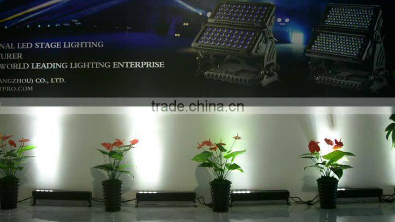 RGBWA five in one 18x12w wall washer lighting/ outdoor wall bar light