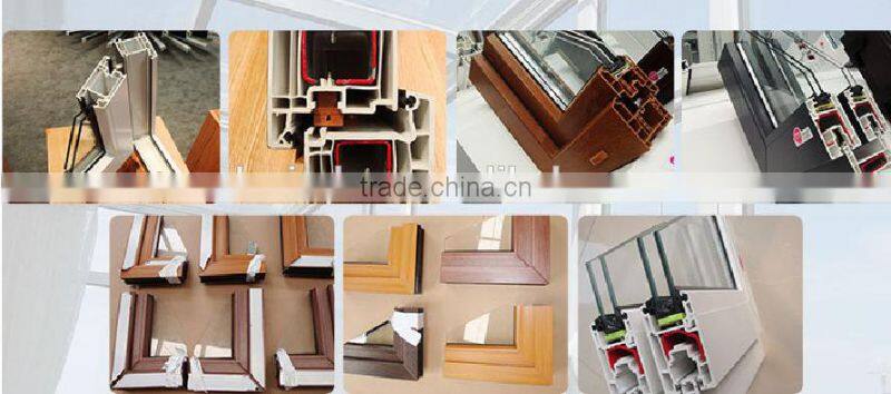 Fashion patterns price of aluminum sliding door with grill design in high quality