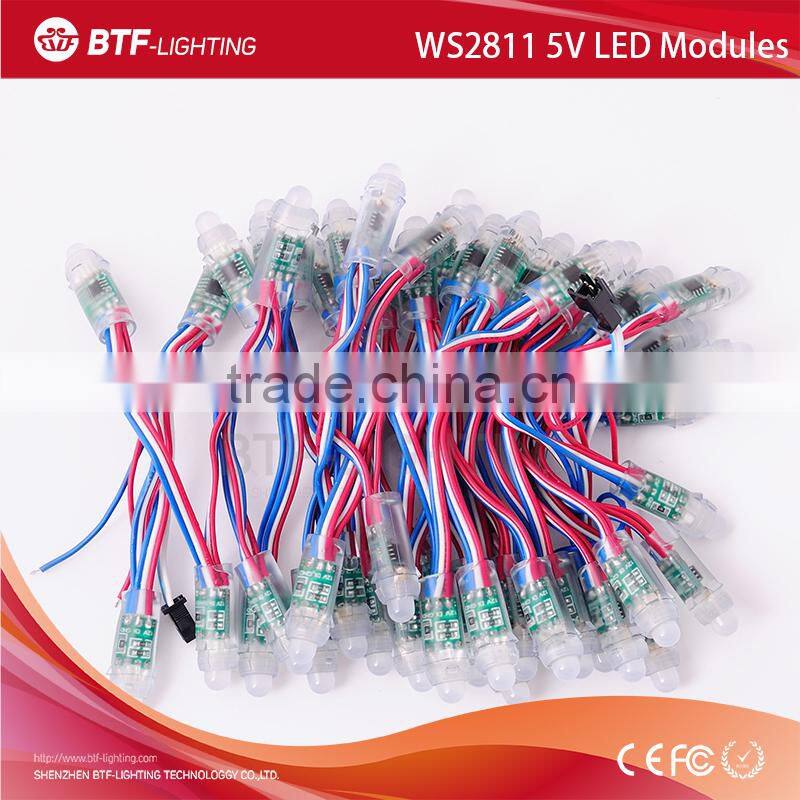 WS2811 pixel led module 5V IP68 waterproof White Wire