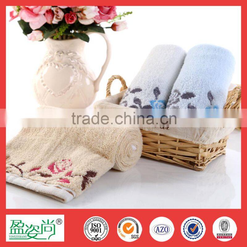 100% cotton face towel factory in China