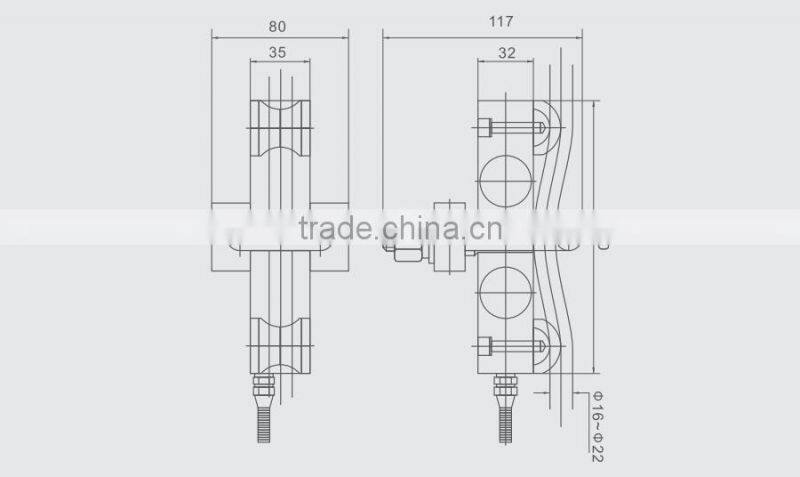 single rope overload alarm RH-C 9000kg china load weight sensor