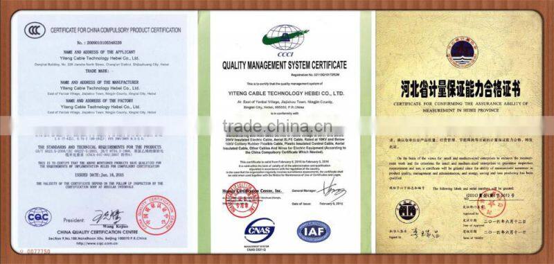 Hot sale XLPE insulated high voltage electric cable
