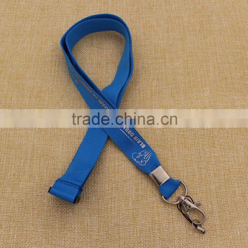 Pretty and comfortable polyester printing lanyard for gifts custom