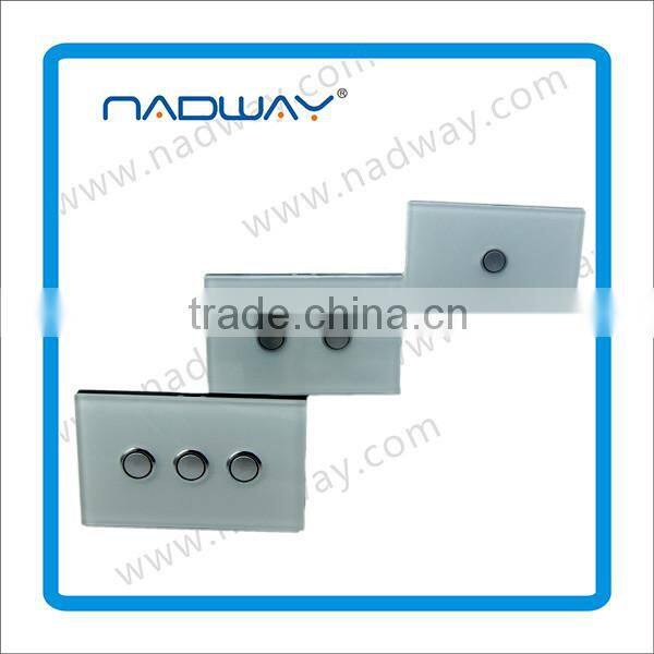 Nadway's colorful products wall switch with 2 USB 2100mA