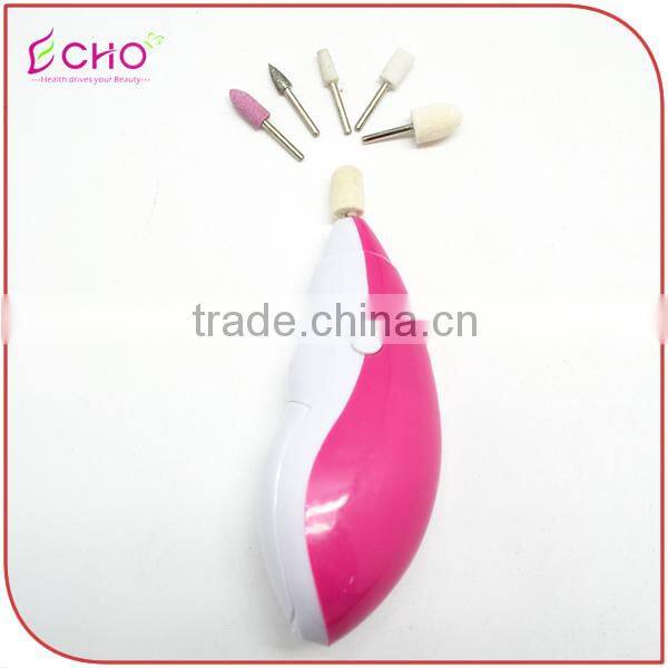 5 in 1 Mini Battery Operated Pink Mouse Shape Pedicure Manicure Kit