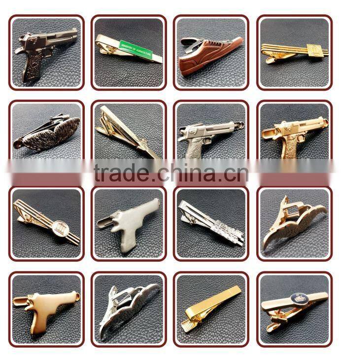 Custom fashion design unique Beard shaped tie clip