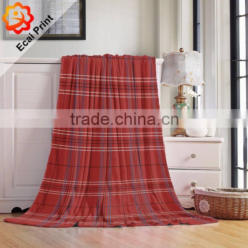 dropship hot sale popular custom made heat transfer printed polar fleece blanket
