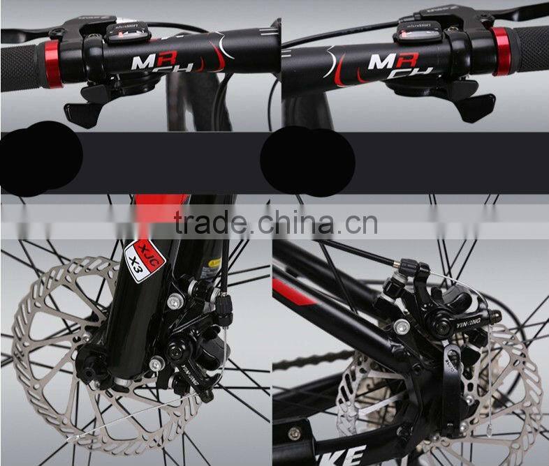 DELUXE MTB!shifting MTB 27 speed 26er double disc brake mountain bike
