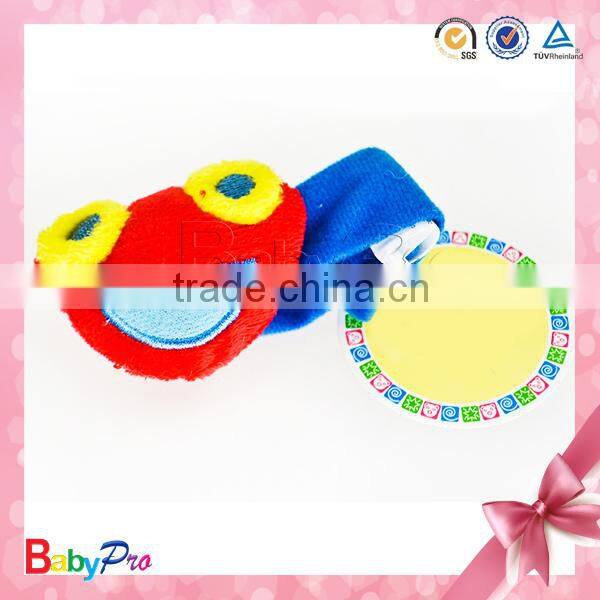 Customized Different Cartoon Design Baby Rattle Toys Bell Toy Soft Cloth Baby Rattle