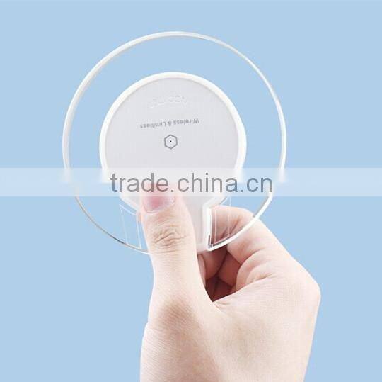 CE,RoHS,FCC Approved qi wireless phone charger receiver card for iphone,Samsung and Android micro usb port phones