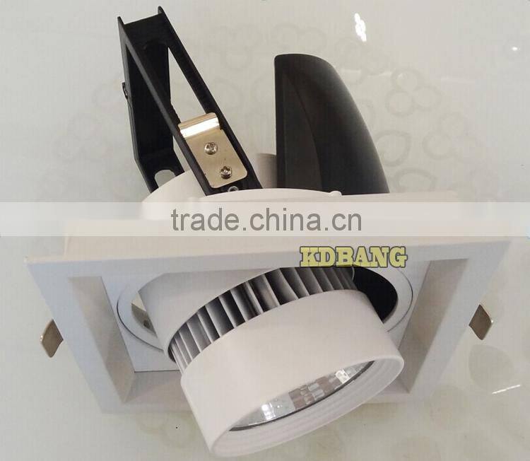 White colour housing epistar high lumen 40w cob led track light