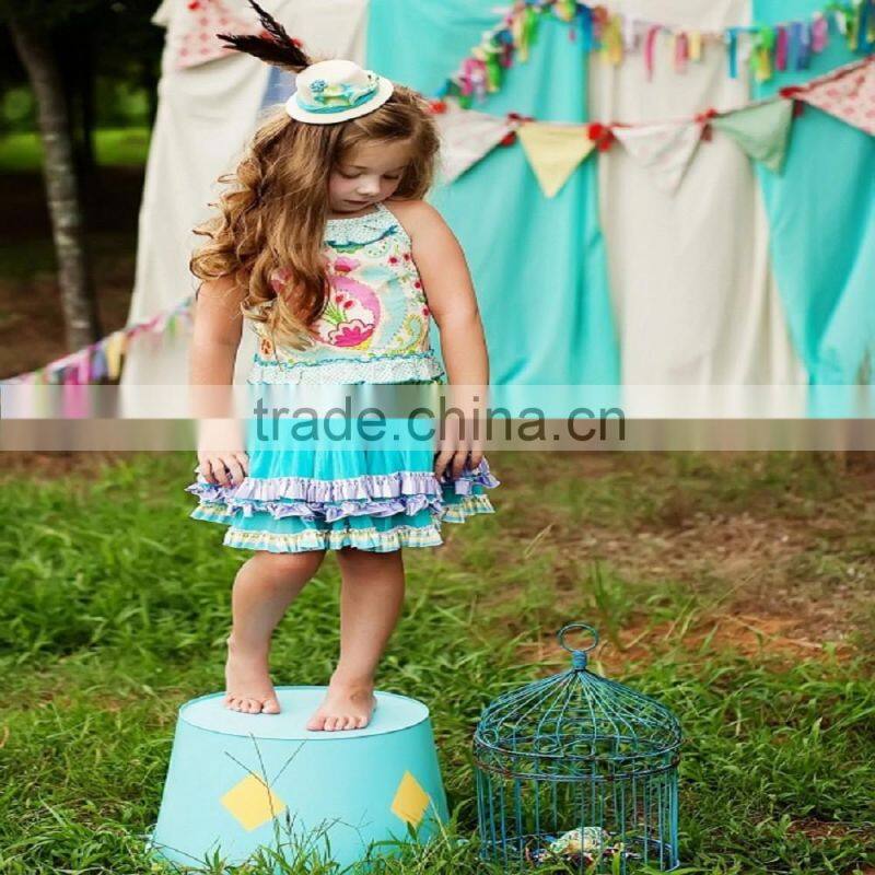 wholesale new design minions cartoon style baby girl boutique outfit