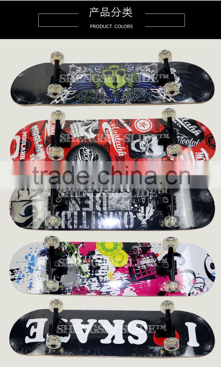 2015 New Product 7ply Maple Wood Skateboard