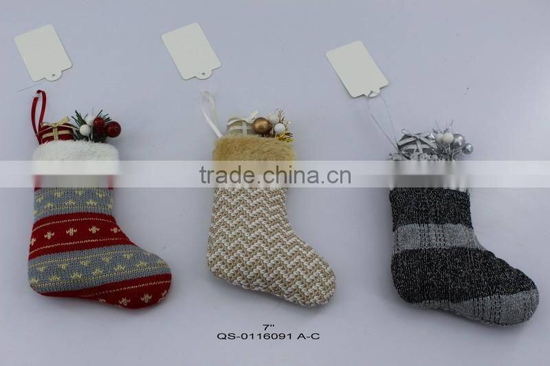 Factory Christmas knitted tree ornament