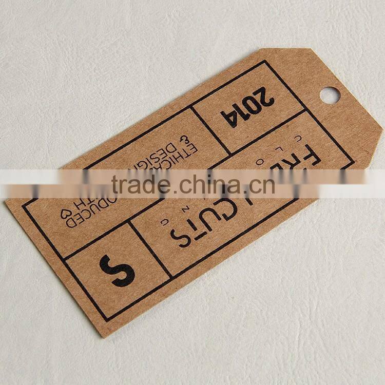 Garment accessories supplier custom simple paper card for comfort stretch apparel