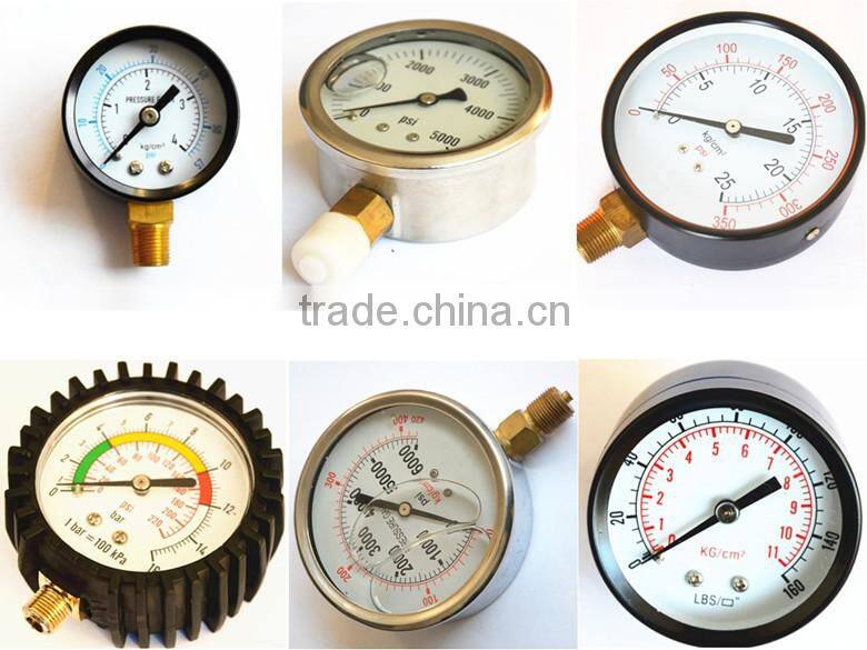 Glycerin Oil Filled Pressure Gauge