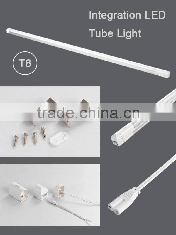 China factory supply radar sensor 14W Integrated LED T8 tube light CE ROHS double light