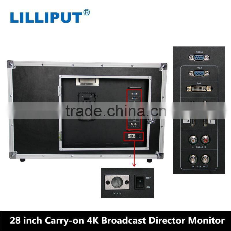 BM280 Ultra HD 4K Screen Lilliput 28 inch 3G-SDI HDMI DVI LCD Monitor