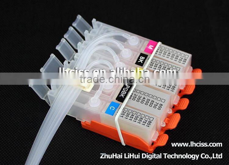 LIFEI 6 color PGI-970BK/CLI-971PK/C/M/Y/GY ciss with chip for Canon PIXMA MG7790