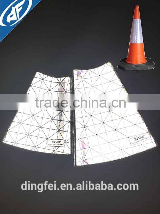 tetragon retro reflective road cones collar for safety warning