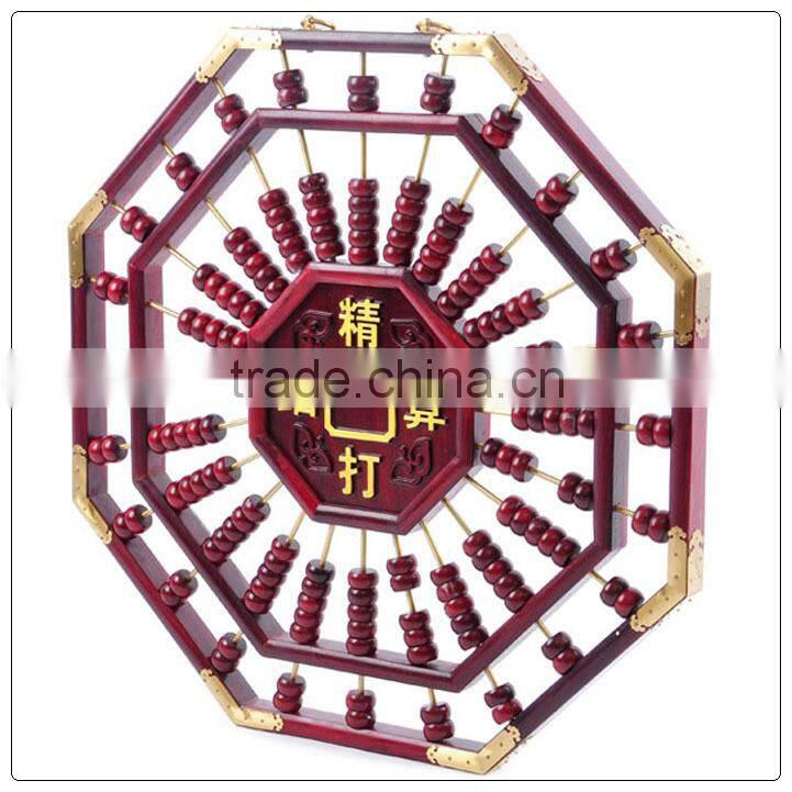 Padauk wooden Counting Frame, Chinese abacus