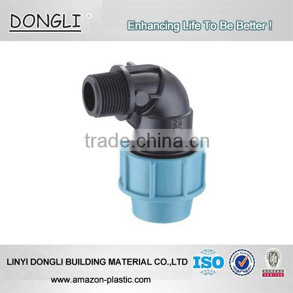 PP filter Water supply round Plastic PP compression fittings end cap PN16