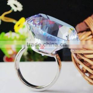 beautiful glass handicraft decorative napking ring