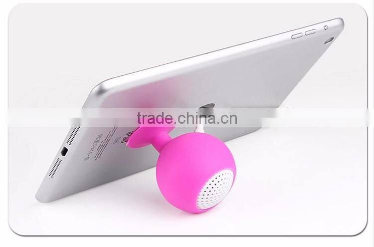 mini best loud waterproof suction cup external speaker for mobile phone
