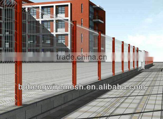 green pvc coated welded wire roll mesh fence