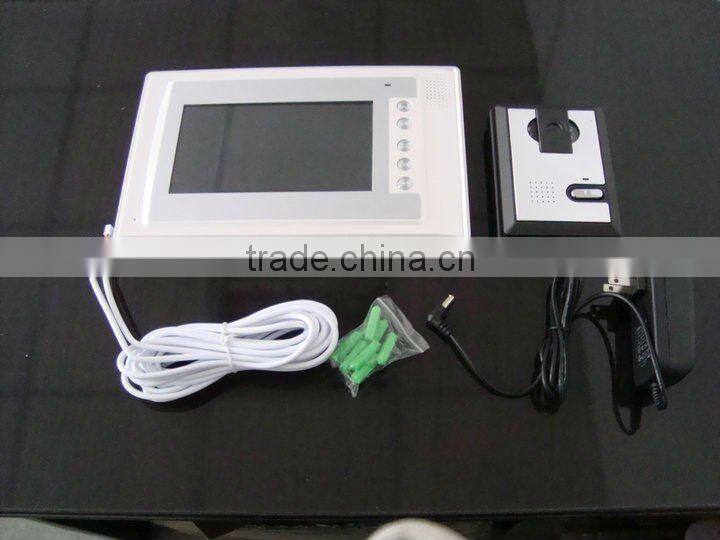 CA802+VD203 7'' 4 Wired Video Doorbell