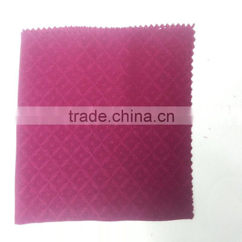 2015 xiangsheng jacquard weave date red rayon fabric